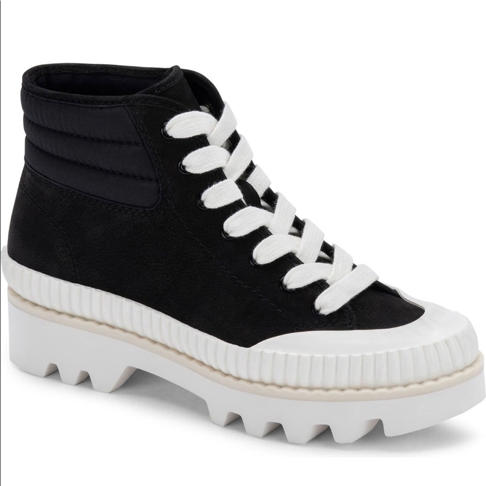 NWT Dolce Vita Ociana High Top Lace Up Platform Sneaker Sz 7